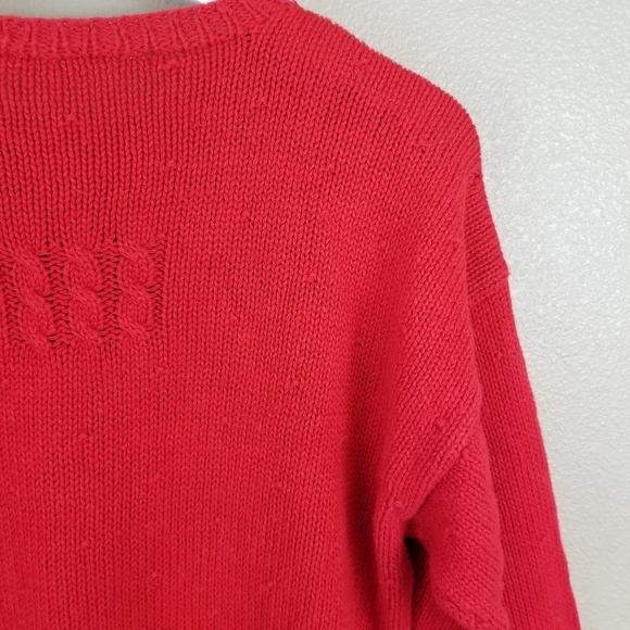 Vintage Red Charlie Brown Ugly X-MAS Sweater M - Picture 7 of 8